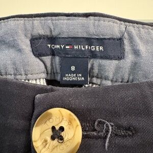 Tommy Hilfiger Charcoal Pants with Gold Button